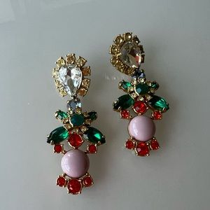 J Crew Stone Earrings